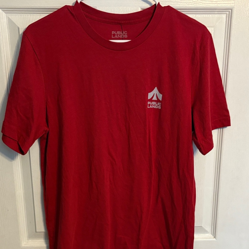 Public Lands Red Short Sleeve Tee